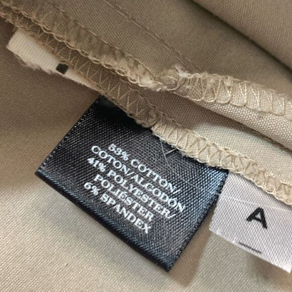 Ann Taylor Women's Side Zip Flat Front Mid-Rise Straight Leg Dress Pants Size 6 - Picture 3 of 6